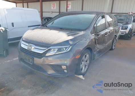 2018 Honda Odyssey Ex z USA, uszkodzony, nr VIN 5FNRL6H50JB079383
